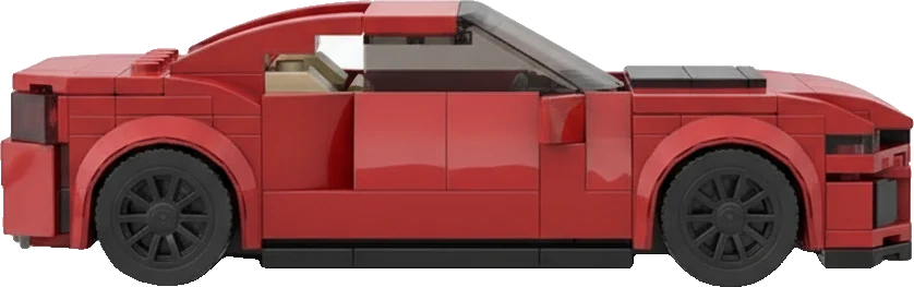 Audi R8 · Rouge et blanc