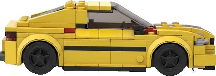 BMW M4 (G82) · Jaune et blanc