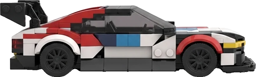 BMW M4 GT3 · Blanc et gris