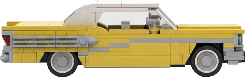 Chevrolet Bel Air · Jaune et blanc