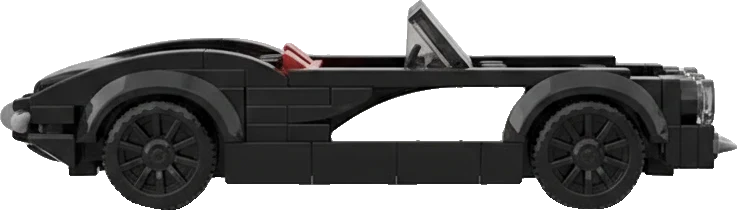 Chevrolet Corvette C1 · Noir