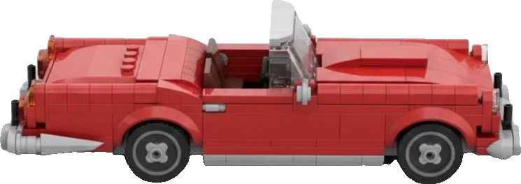Chevrolet Corvette C1 · Rouge et gris