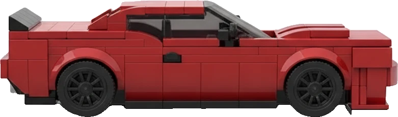 Dodge Challenger SRT · Rouge