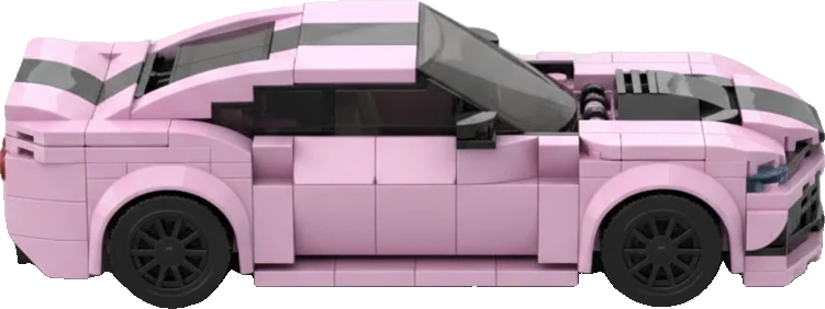 Dodge Charger SRT Hellcat · Rose et gris