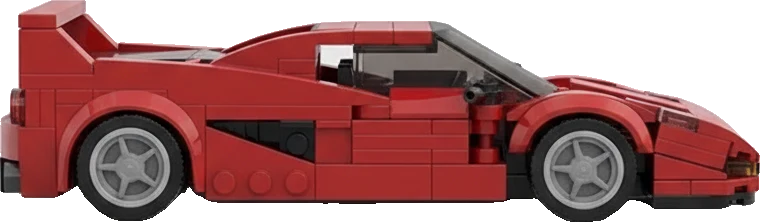 Ferrari F40 · Rouge et gris