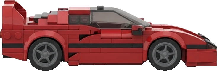 Ferrari F40 · Rouge
