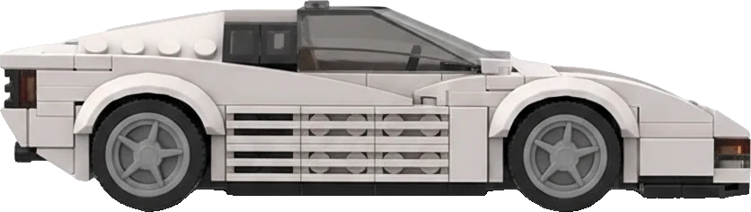 Ferrari Testarossa · Blanc