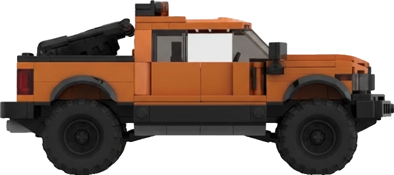 Ford F-150 Raptor · Orange et noir