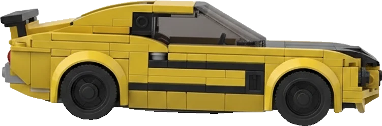 Ford Mustang Boss 302 · Jaune et noir