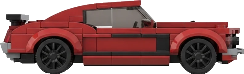 Ford Mustang GT · Rouge