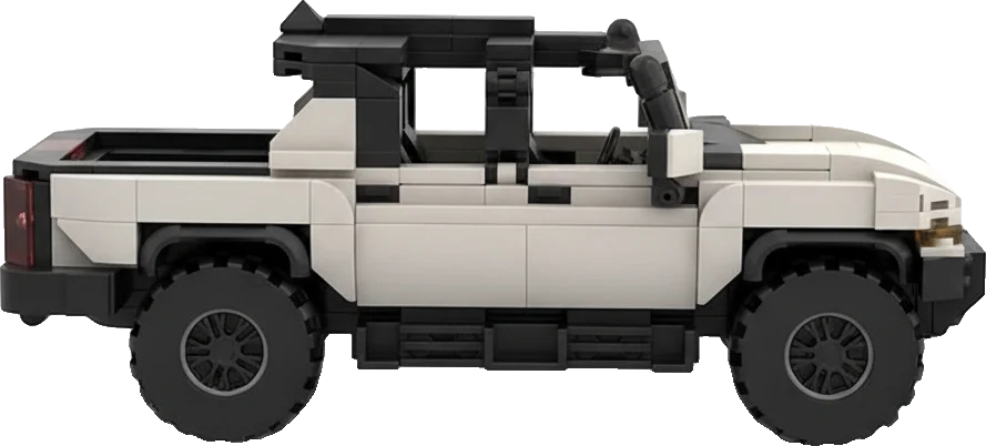 GMC Hummer EV · Blanc et noir
