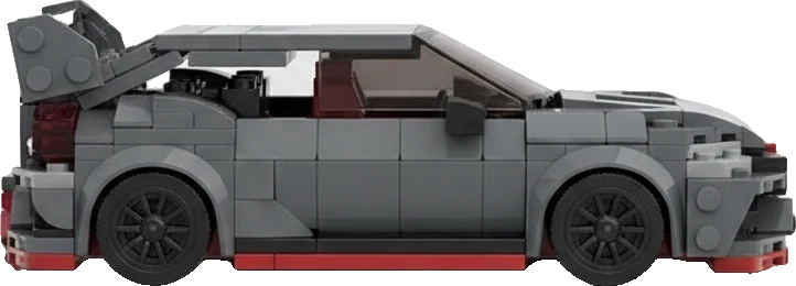 Honda Civic Type R · Gris et rouge