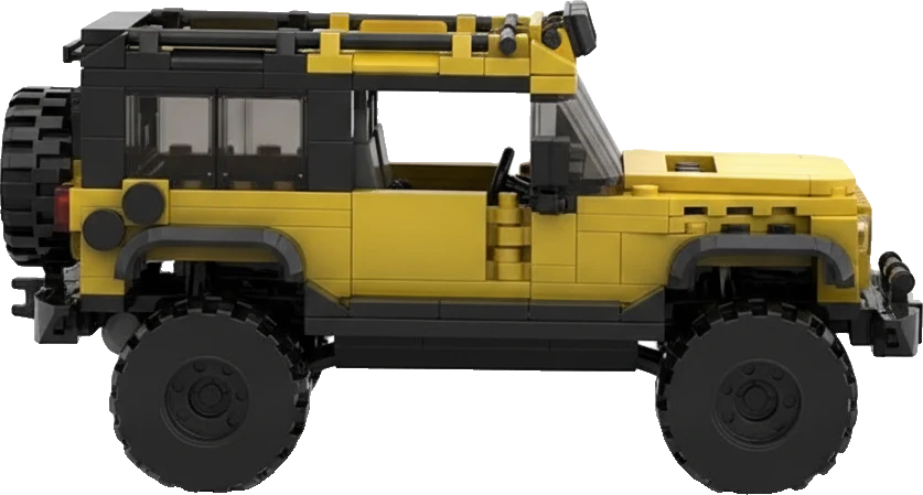 Jeep Wrangler · Jaune et gris