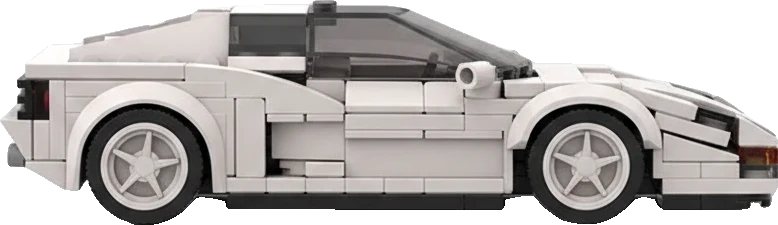 Lamborghini Countach · Blanc