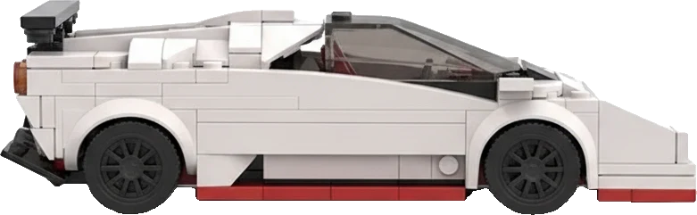 Lamborghini Diablo GT · Blanc et gris