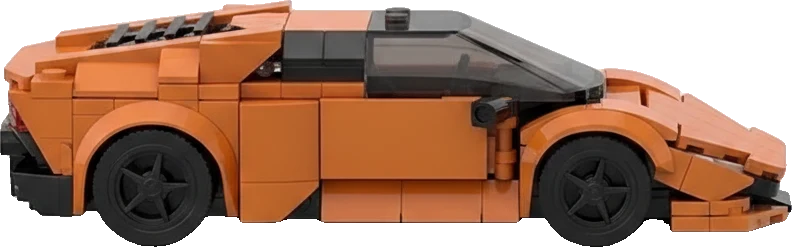 Lamborghini Huracán · Orange et gris