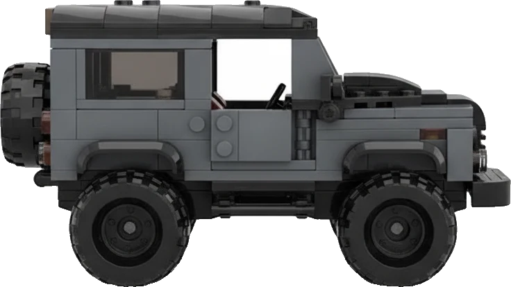 Land Rover Defender 90 · Noir