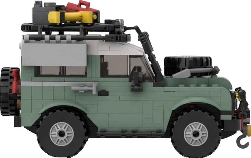 Land Rover Defender 90 · Vert expédition