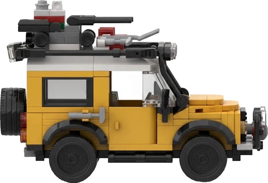 Land Rover Defender · Blanc et gris