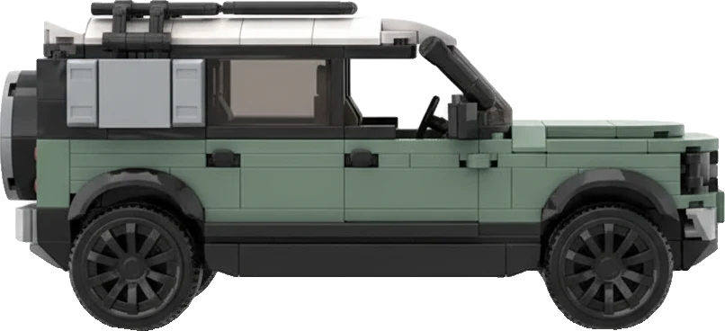 Land Rover Defender · Gris et noir
