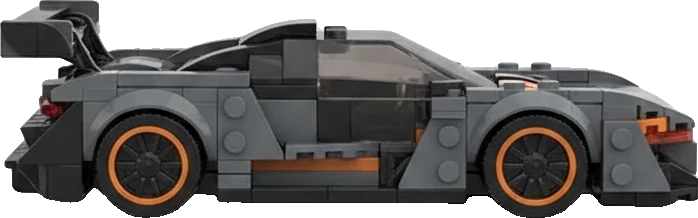 McLaren Senna · Gris et orange