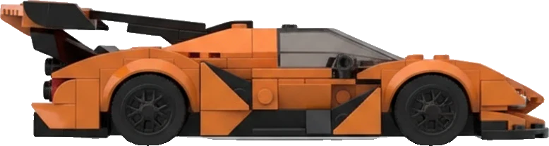 McLaren Senna · Orange et blanc
