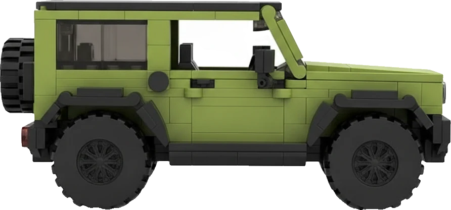Suzuki Jimny · Vert et blanc