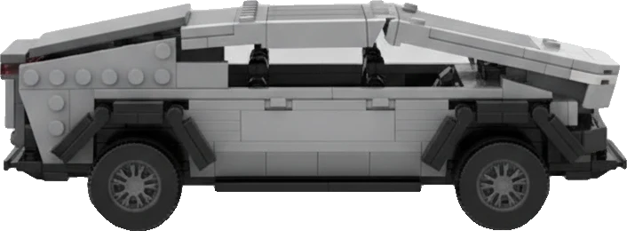 Tesla Cybertruck · Gris et blanc