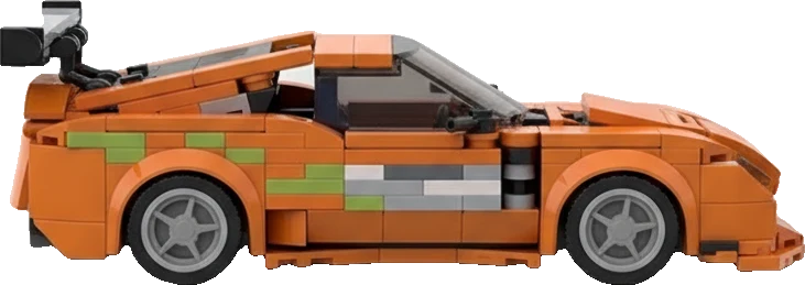 Toyota Supra (A80) · Orange