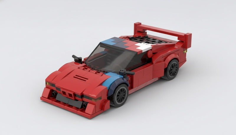 BMW M1 · Rot und weiß