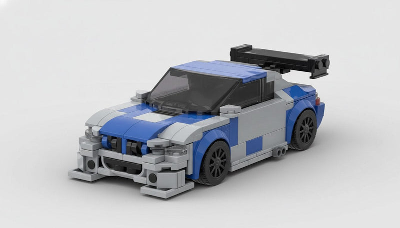 BMW M3 GTR (Need for Speed) · Grau und Blau