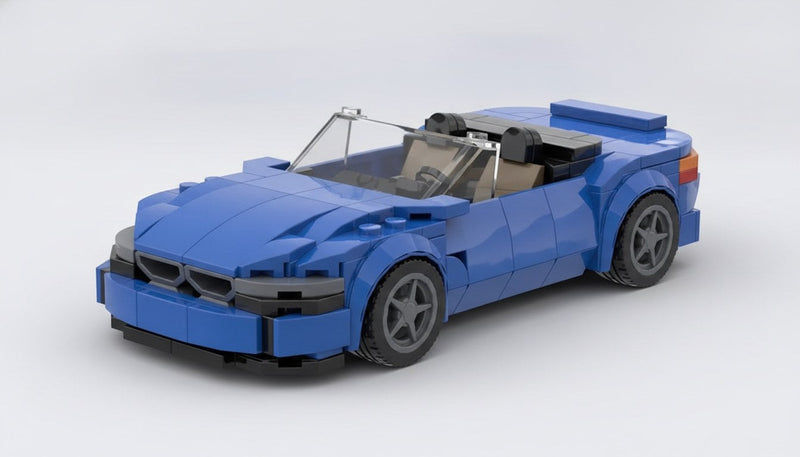 BMW Z4 · Blau und weiß
