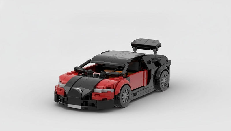 Bugatti Veyron · Schwarz und Rot