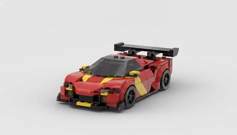 Ferrari 296 GT3 · Rot und gelb