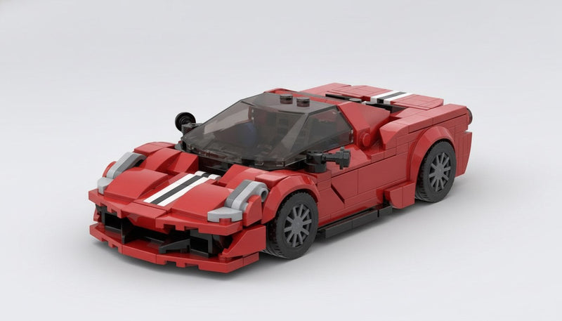Ferrari 488 Pista · Rot und weiß
