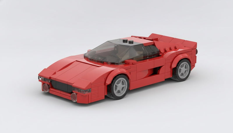 Ferrari Testarossa · Rot und weiß