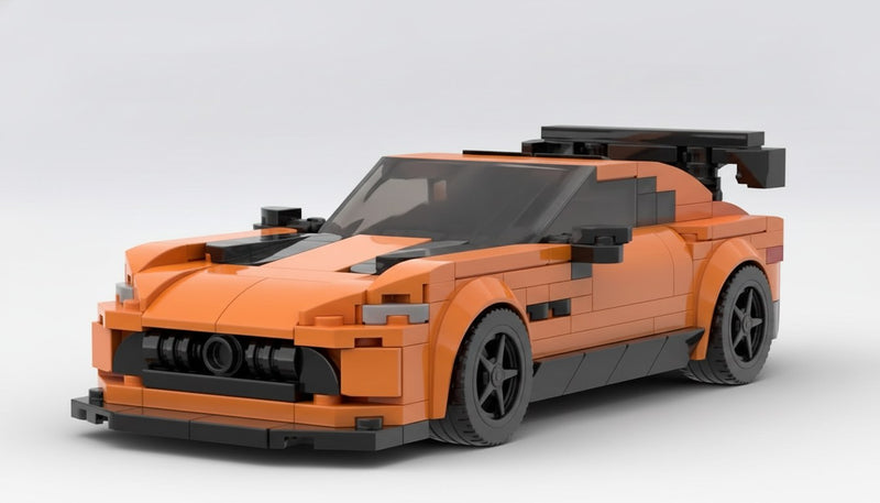 Ford Mustang GT · Orange und Grau