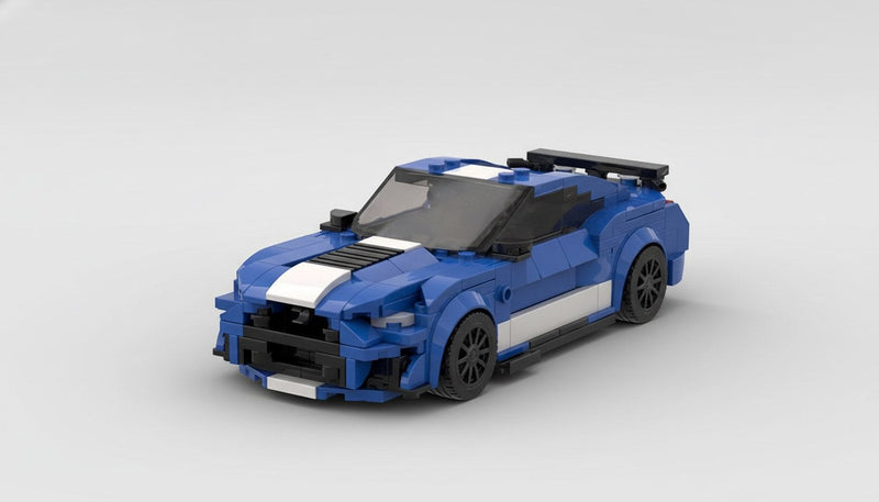 Ford Mustang Shelby GT500 · Blau und Grau
