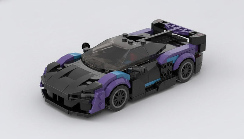 McLaren Senna · Schwarz und Weiß