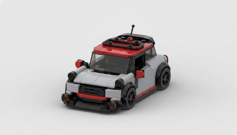 Mini Cooper · Grau und Rot