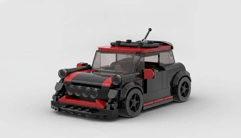 Mini Cooper · Schwarz und Rot