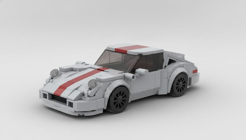 Porsche 911 (964) · Grau und Weiß