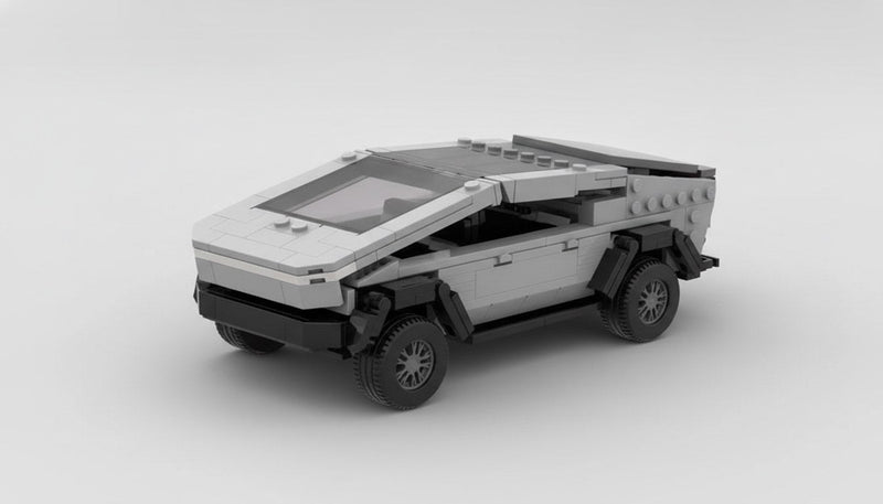 Tesla Cybertruck · Grau und Weiß