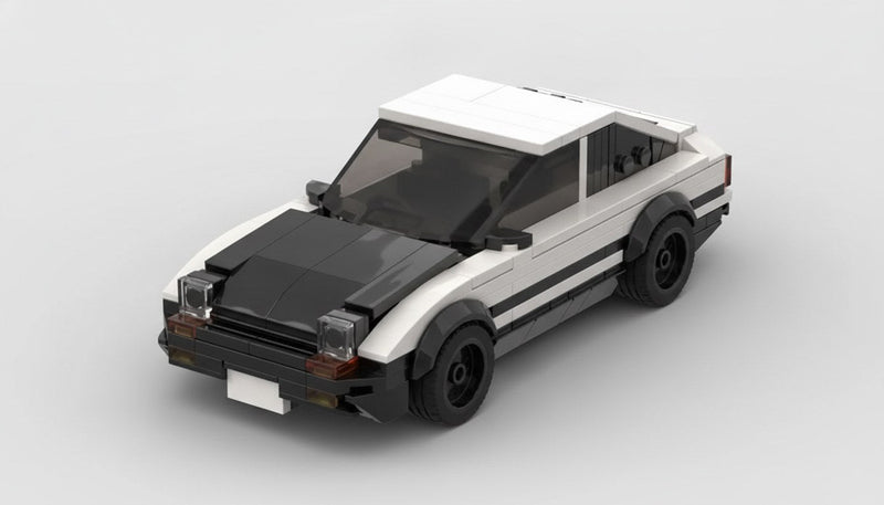 Toyota Sprinter Trueno AE86 · Grau und weiß