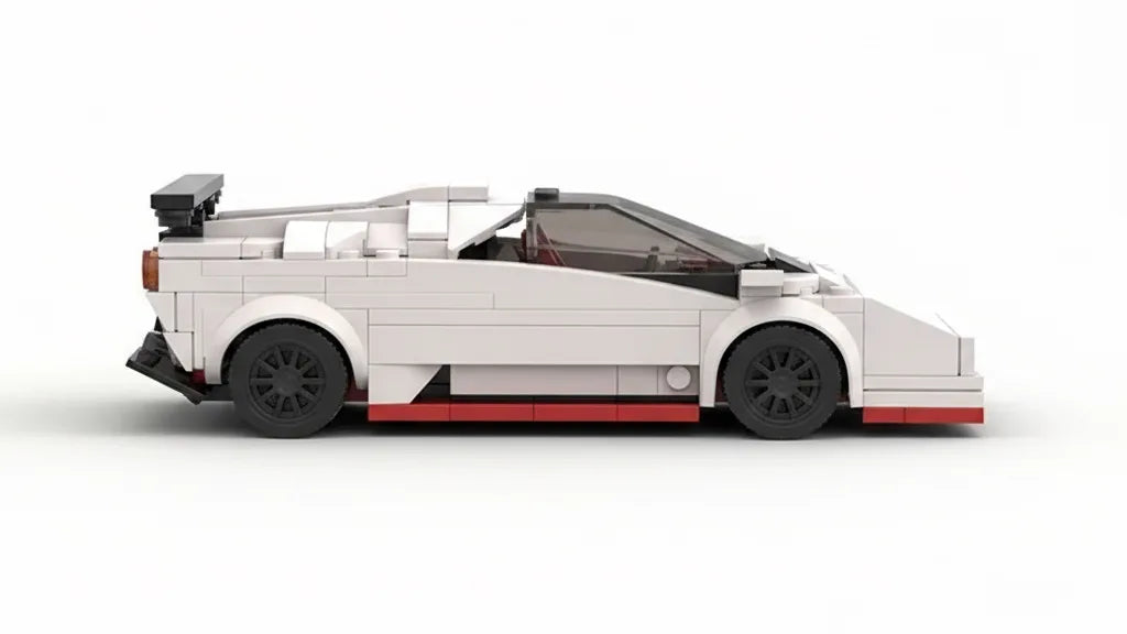 Lamborghini Diablo GT · Blanc et gris